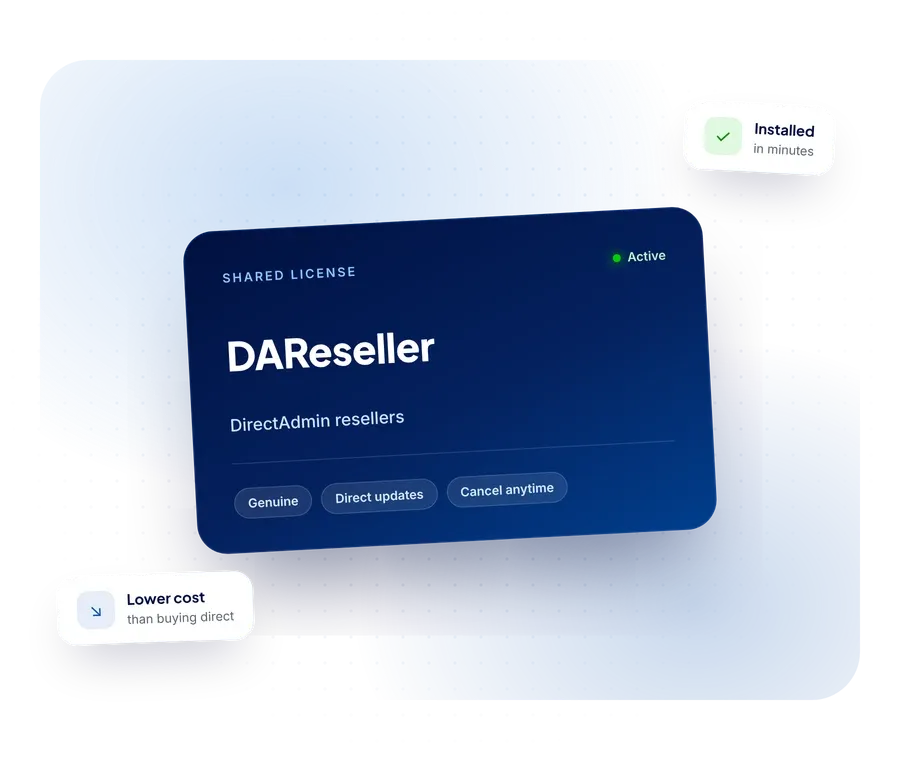 DAReseller License from Hostsawa