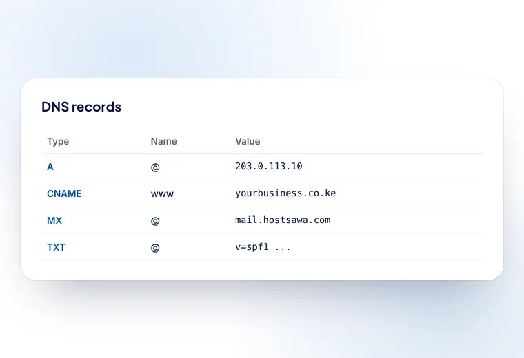 DNS records for a client domain managed from one reseller account